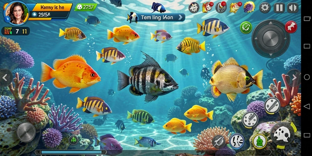 Gameplay seru dan menegangkan dalam 2757 Tembak Ikan.