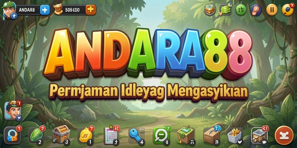 Tampilan gameplay Idle yang menggugah selera di ANDARA88.