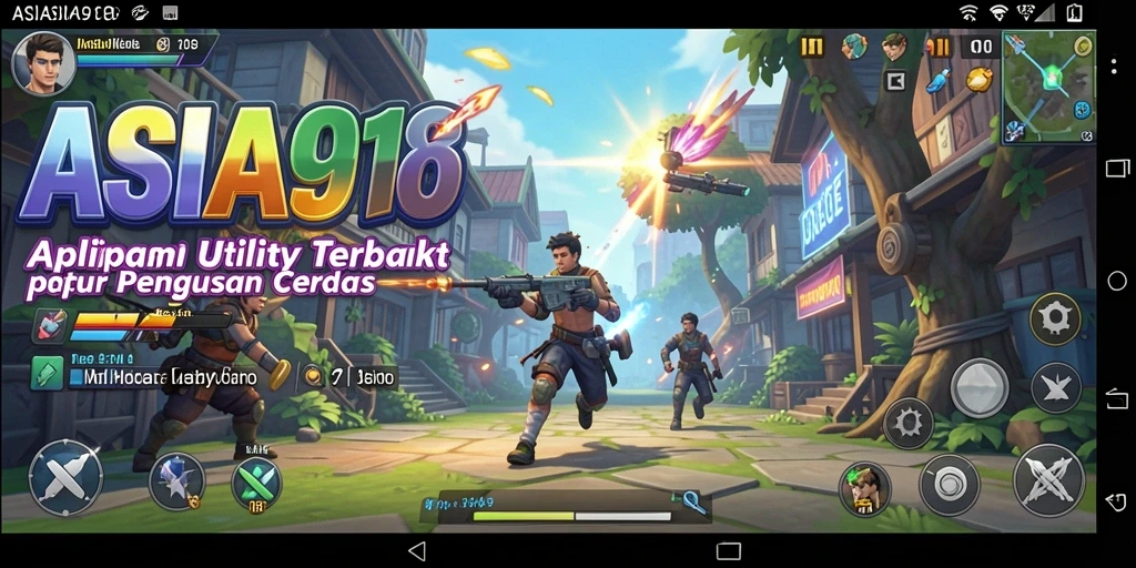 Tampilan antarmuka aplikasi ASIA918 yang intuitif dan canggih.