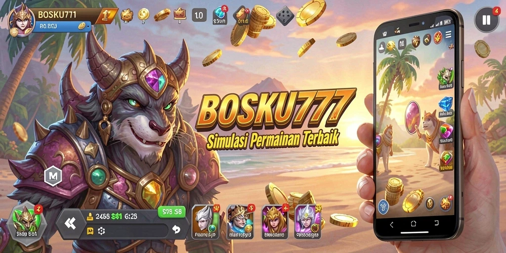 Tampilan menarik gameplay BOSKU777 dalam simulasi yang mendebarkan.