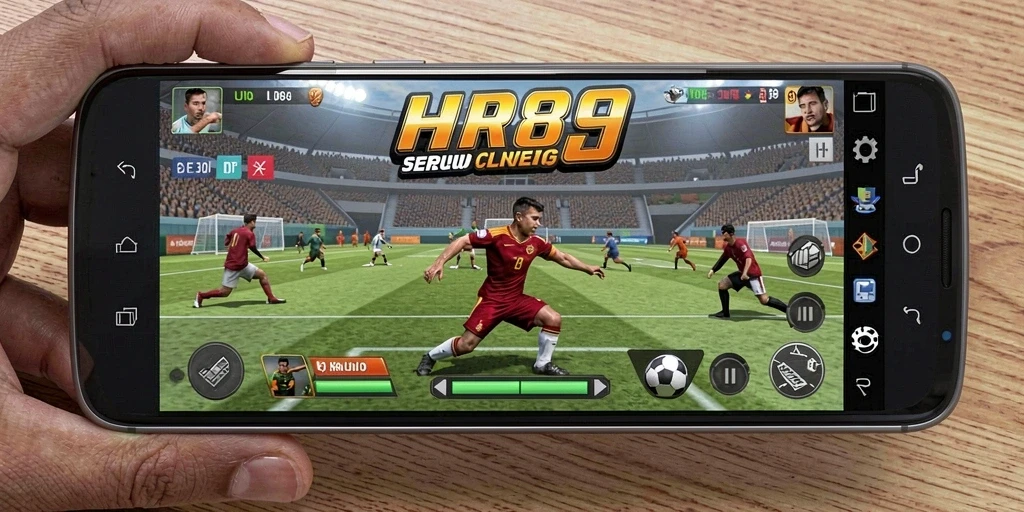 Tampilan gameplay HR89 yang penuh aksi dan seru.