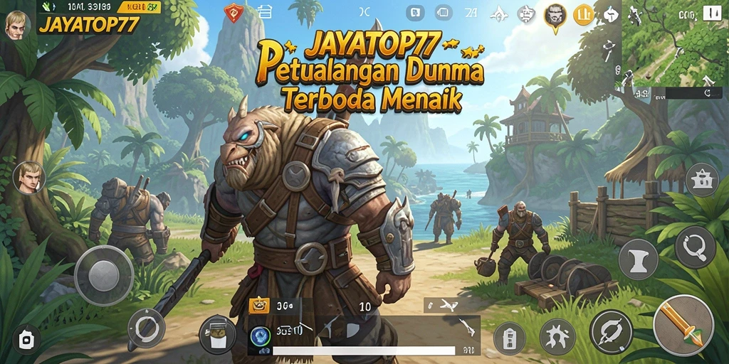 Tangkapan layar JAYATOP77 menampilkan petualangan seru dalam dunia terbuka.