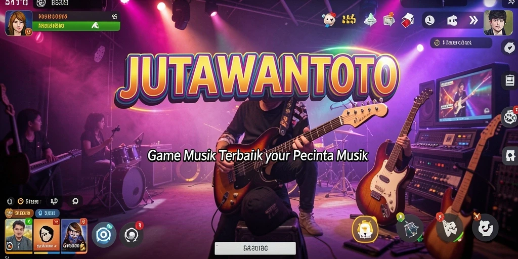 Screenshot JUTAWANTOTO menampilkan permainan musik yang mengasyikkan.