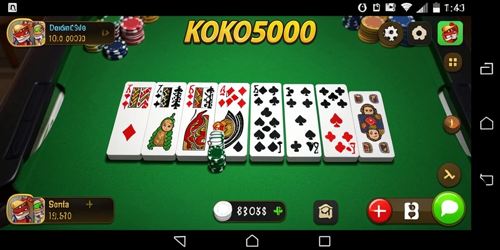 Tampilan gameplay KOKO5000 yang menarik dan interaktif.