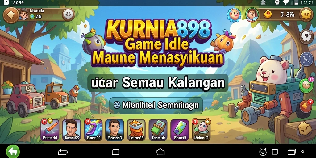 Menampilkan gameplay santai dan menyenangkan dari KURNIA898 yang bersifat Idle.