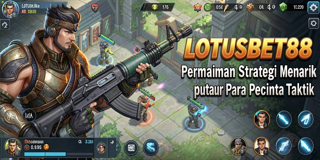 Tampilan gameplay LOTUSBET88 yang menegangkan dan strategis.