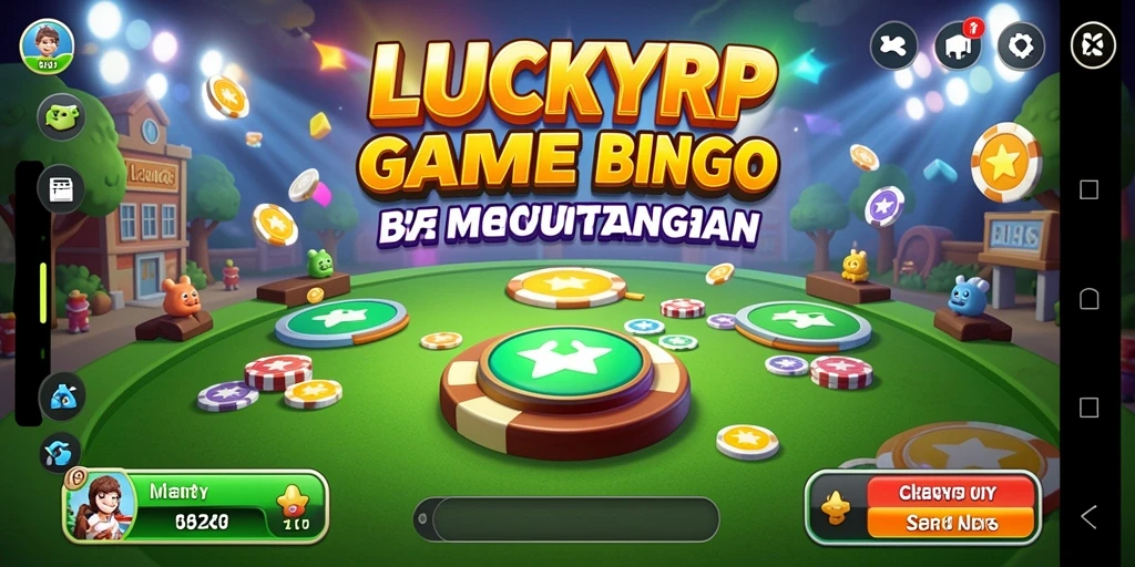 Tampilan utama gameplay Bingo di LUCKYRP yang seru dan interaktif.