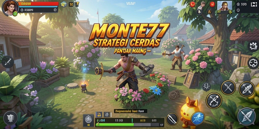 Tampilan menarik dari gameplay MONTE77 dengan strategi mendebarkan.