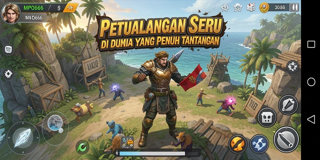 Tangkapan layar utama MPO666 menunjukkan aksi mendebarkan dalam petualangan.