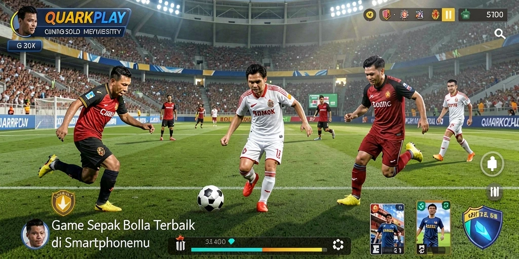 Tampilan gameplay QUARKPLAY yang menarik dan dinamis.