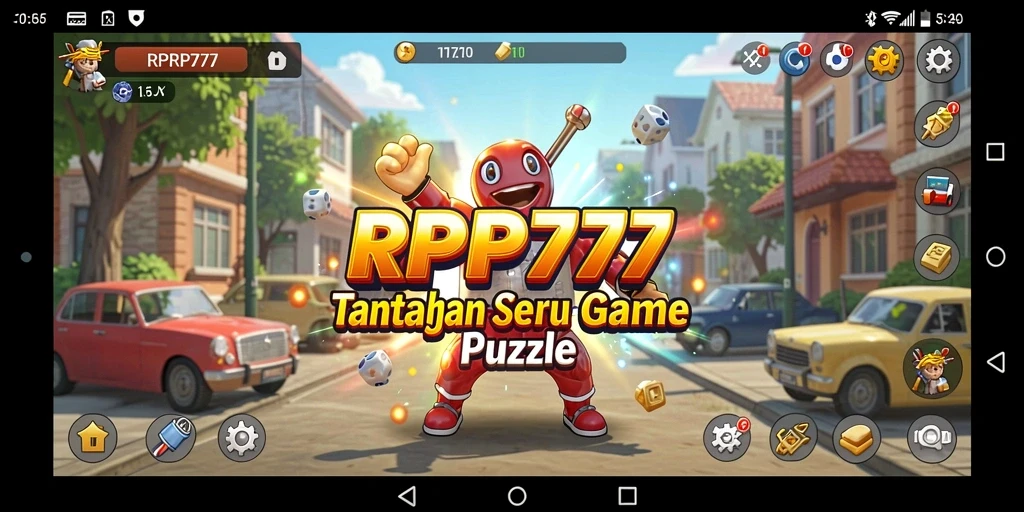 Tampilan gameplay RPRP777 yang memperlihatkan tantangan Puzzle.