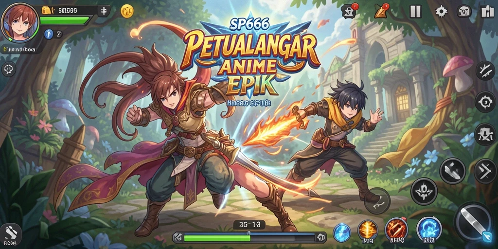 Tampilan gameplay SP666 yang menakjubkan dan dinamis.
