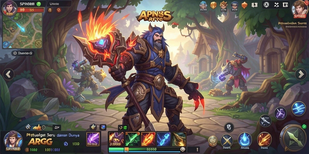 Tampilan gameplay seru di dunia SPIN88 yang penuh aksi.