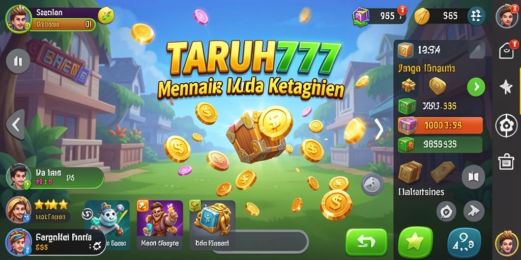 Tampilan gameplay TARUH777 yang menarik dan penuh warna.