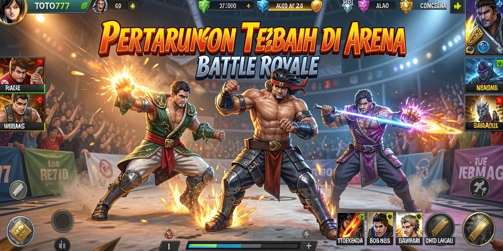 Tampilan seru pertarungan Battle Royale di TOTO777.